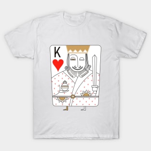 King heart red love T-Shirt